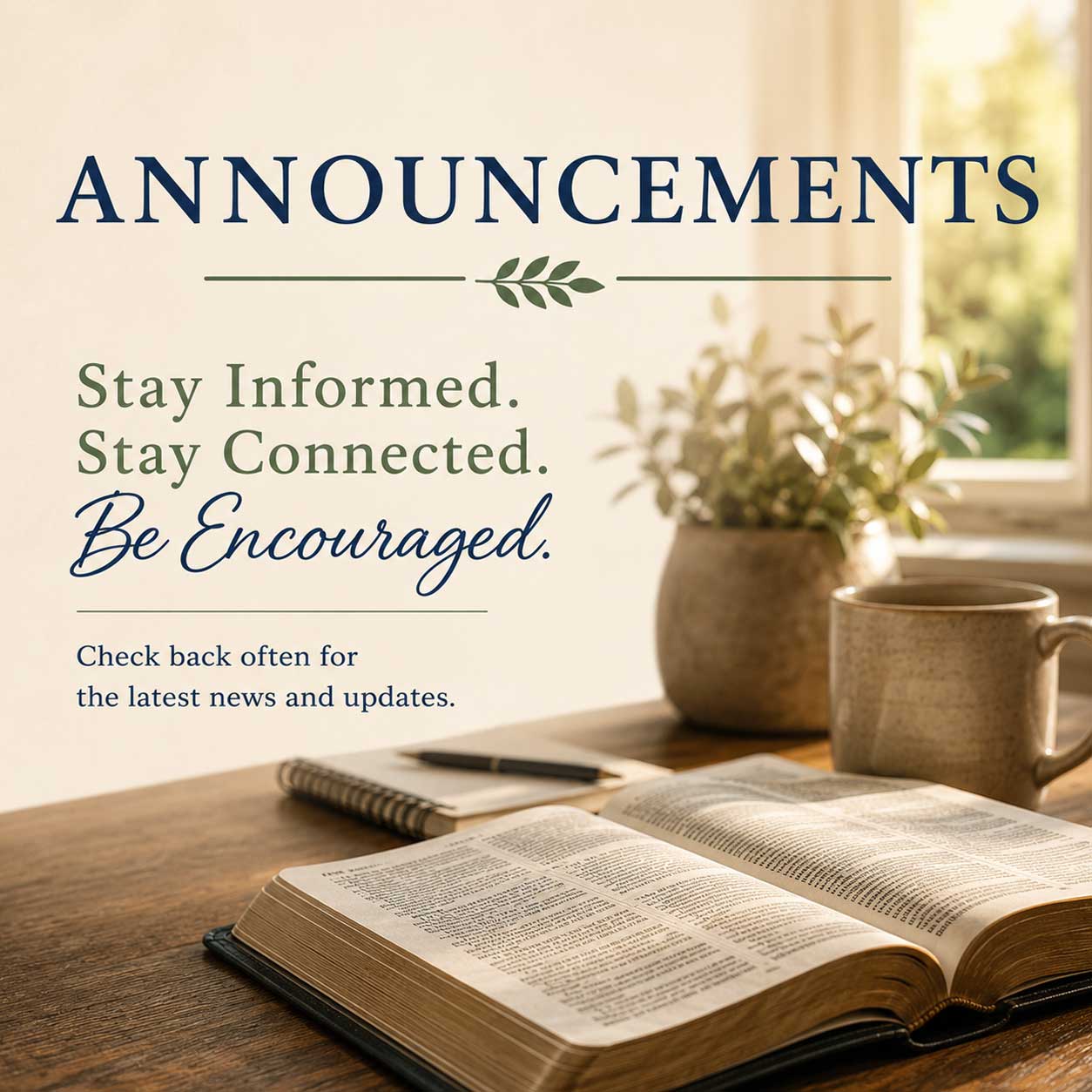 Announcements